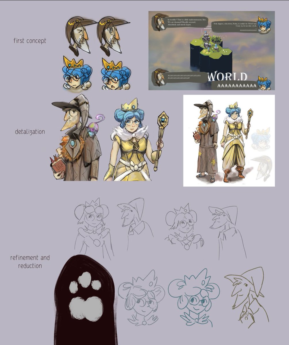 VolcanicGiraffe's tweet photo. Sorry. Sorry. 3 characters!
(tis cat is the kingdom accountant, btw. No tax avoidance under his management)

#hexworld #indie #characterart #CatsOfTwitter https://t.co/2RVrxslUyf