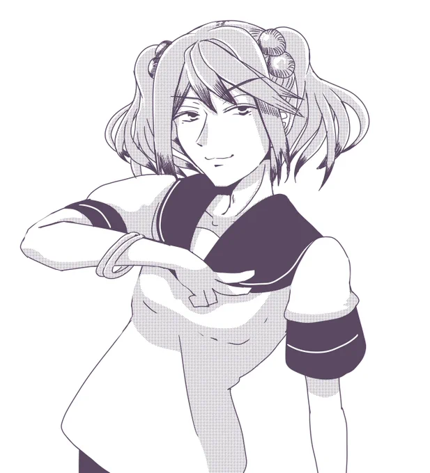 男キャラを描こうと思ったらこれやで。(??? 