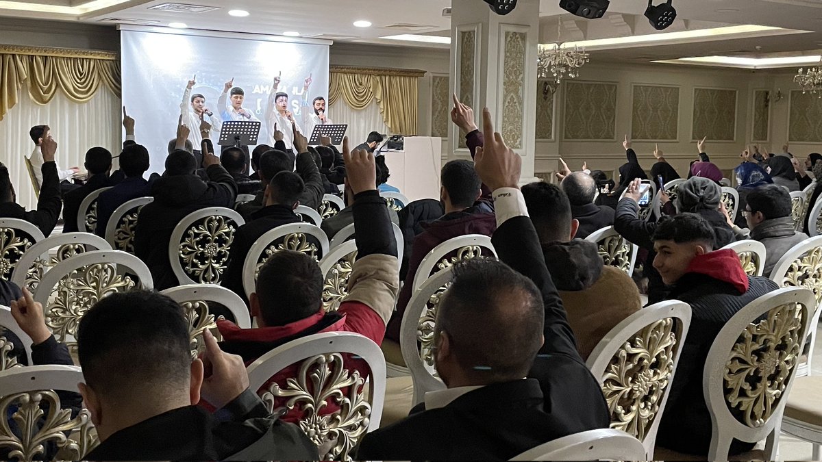 Bariskrdnz25's tweet photo. 🔸️ " Ramazan'la Diriliş "
Konulu Konferansımızda Kur-an Tilâveti, Sinevizyon gösterimi,Açılış Konuşması, ezgi ve ilahiler ile Yakup Şahin hocamızın konuşmasıyla tamamladık.

#Ramazan
#Erzurum https://t.co/kLkgw1nk6q