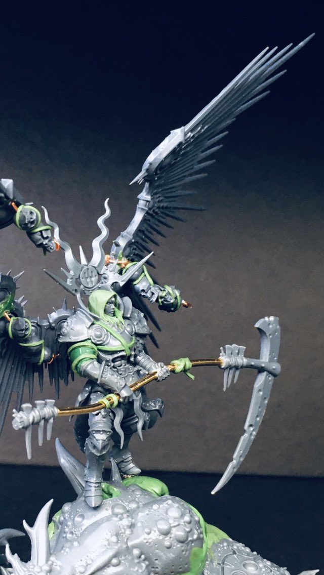 retherok's tweet photo. An older conversion I did for a death-hunting stormcast host… more pics available of the rest if anyone wants to see them? #stormcast #warmongers #ageofsigmar #WarhammerCommunity #warhammer https://t.co/8LgAzdGjF4