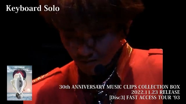 Keyboard Solo 30th ANNIVERSARY MUSIC CLIPS COLLECTION BOX Blu-ray