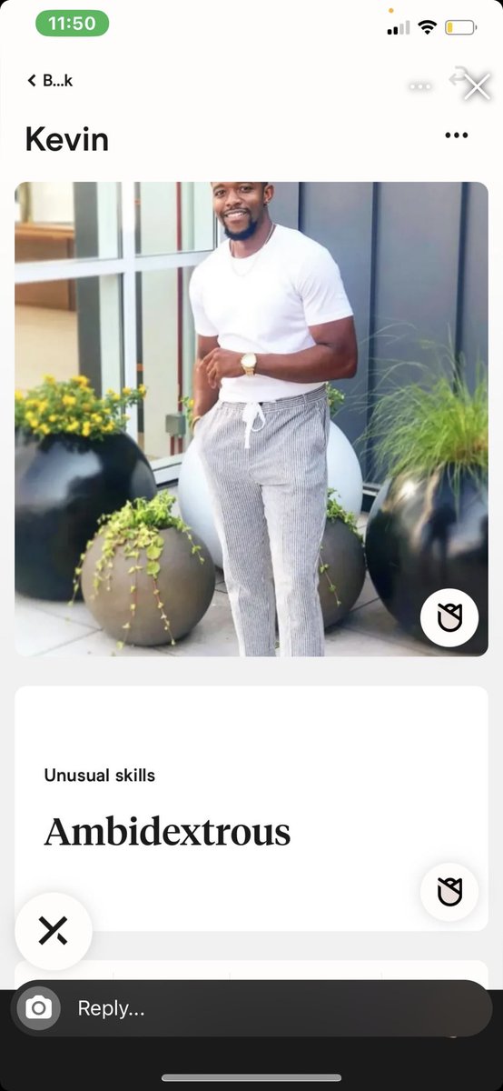 D_1andOnly_'s tweet photo. Bruhhh so apparently somebody been on Hinge Dating app been using my pictures. First of all my name is not KEVIN &amp; wtf🤦🏽‍♂️😂😂😂😂😂😂 https://t.co/0mDfqQ0j9h