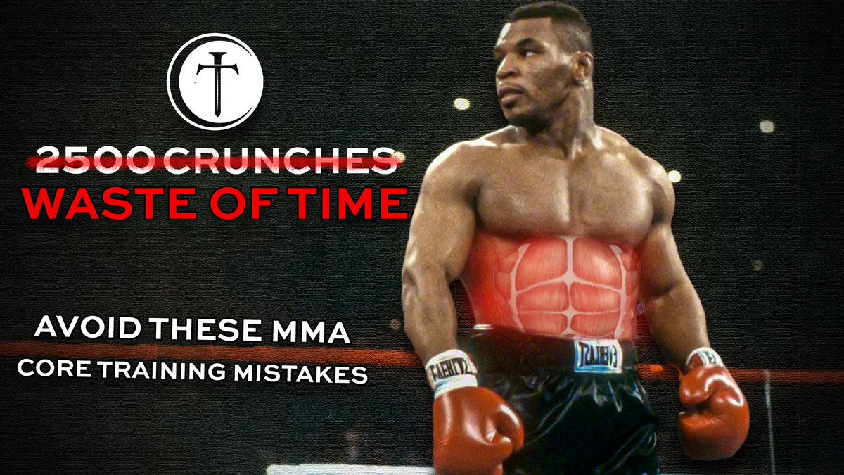 Mike Tyson used to do 2500 ab crunches a day. 

Combat Sports Training has evolved. 

Here's how to develop a kevlar core in 10% of the time Tyson spent on his crunches. 

(YouTube video included).