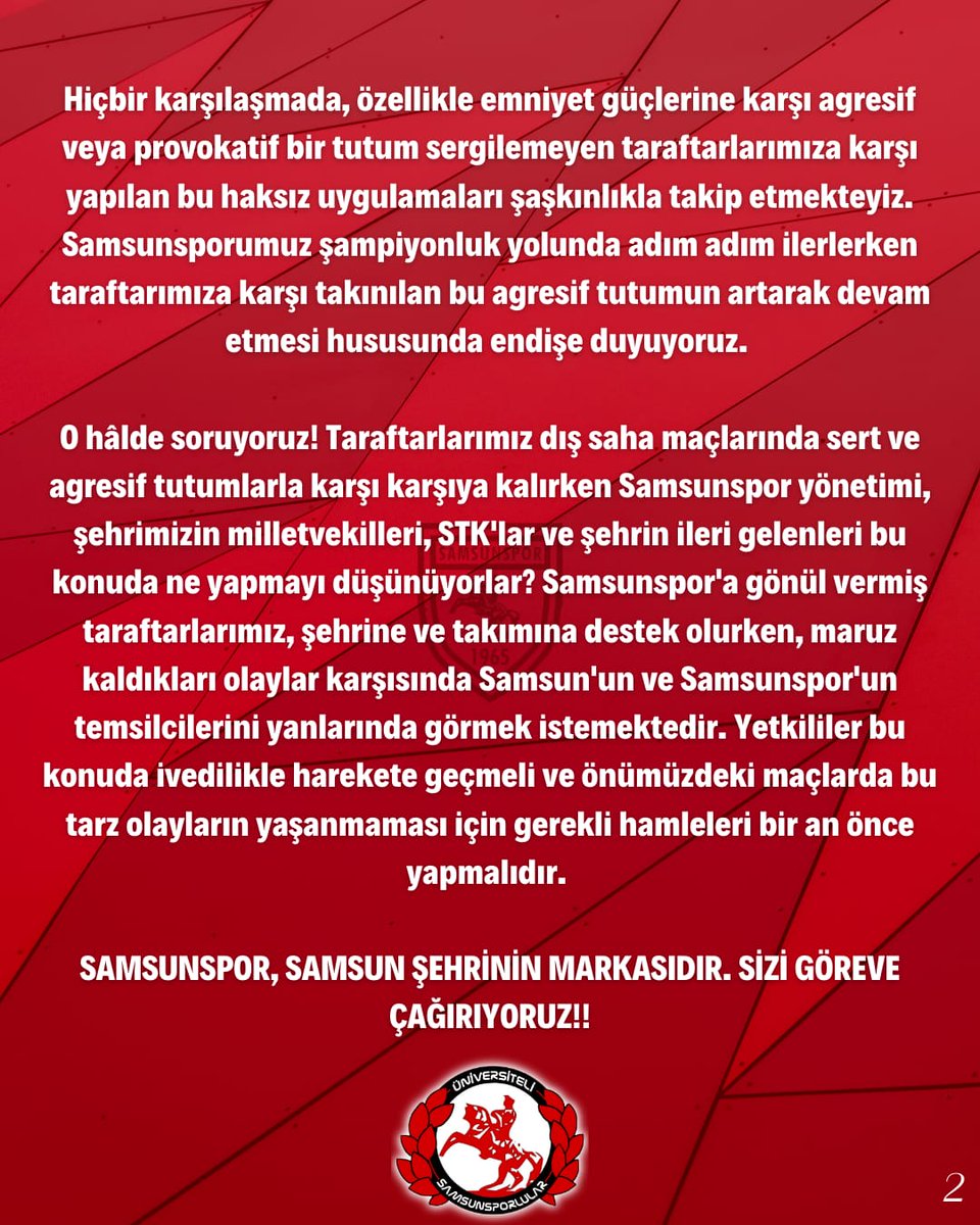 UniSam1965's tweet photo. KAMUOYUNA!

#SamsunCamiasıGöreve https://t.co/1ts8hyvj8Q