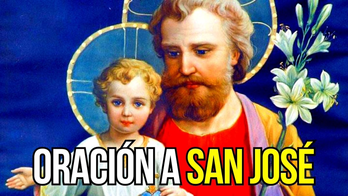 ⤵️ Oración A San José ⤵️
youtu.be/btlyNuDTpiA

#oracion #SanJose #SanJosé #Iglesia #Dios