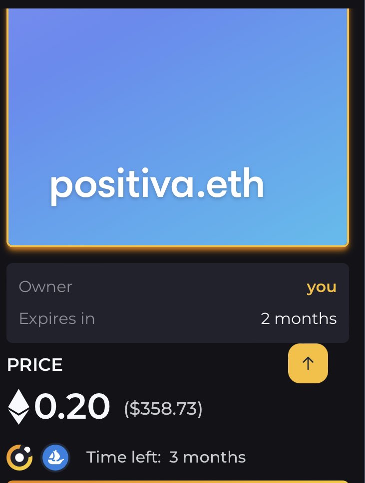 bookmidwife's tweet photo. Let’s be positive!
Fantastic Spanish ENS domain - positiva.eth for sale!
Price just lowered to .2 ETH
#ENS #SpanishENS #ensvision @ensvision https://t.co/UJ7VXmtMGo