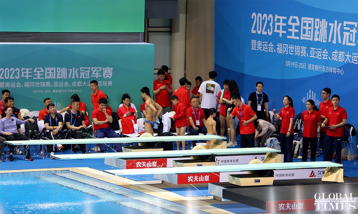 Global Times on Twitter "Athletes compete at men’s diving synchronized