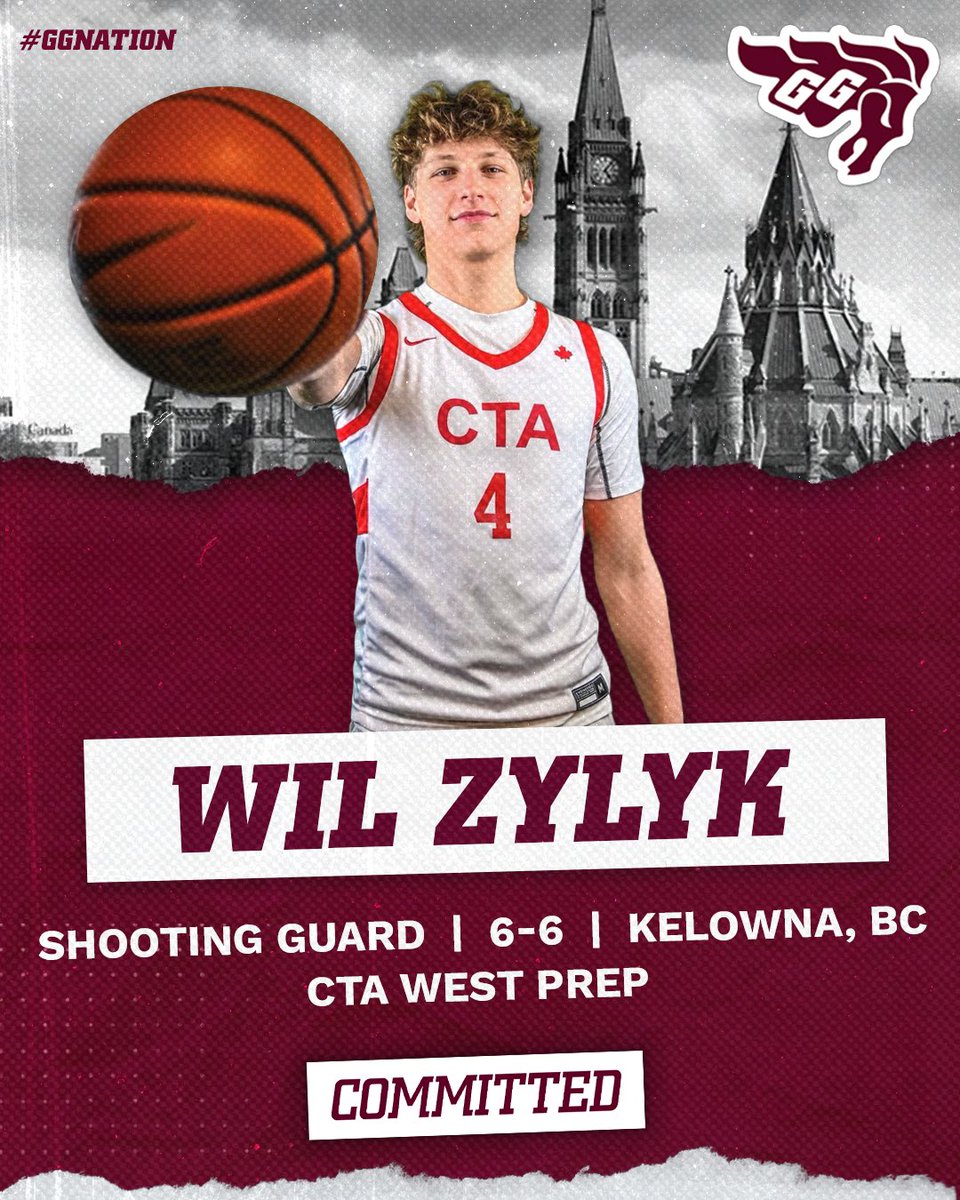 GeeGeesMBB's tweet photo. We are very excited to welcome Wil Zylyk to the Gee-Gees family! 🐎

A 6-6 shooter from Kelowna, BC joins us from @cta_west in Calgary. We are looking forward to seeing what he will do with us!

Welcome to #GGnation! 🤝 https://t.co/oTedOL6FXi