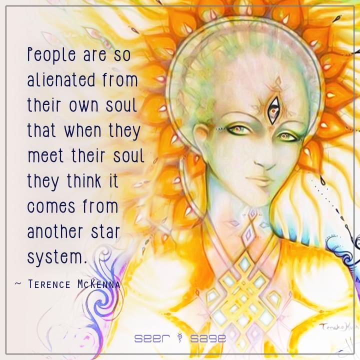 'People are so #alienated from their own #Soul that when they meet their soul they think it comes from another #star system.' ~ Terence McKenna
#ufotwitter #UFO 
Artist Unknown
#TerenceMcKenna