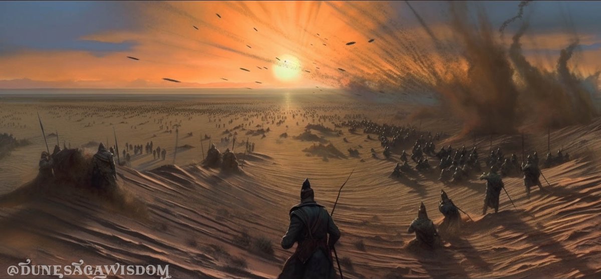 “The world is a carcass,” the man chanted, his voice wailing across the dunes. “Who can turn away the Angel of Death? What Shai-hulud has decreed must be.”