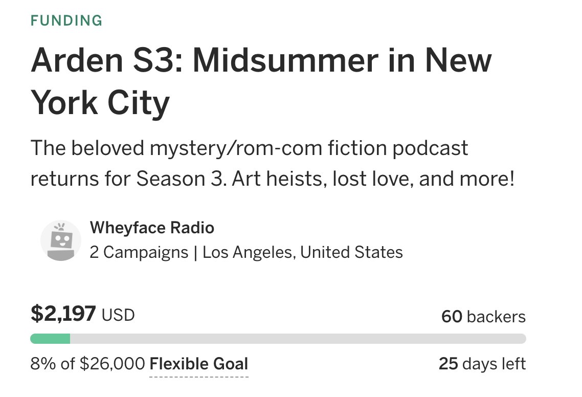 Wouldn't it be spectacular to start this Sunday with a fresh milestone?! We're in luck - we're only three dollars away! 

Help us get past $2200 and we'll put up another poll for you to choose your next Arden exclusive:

indiegogo.com/projects/arden…