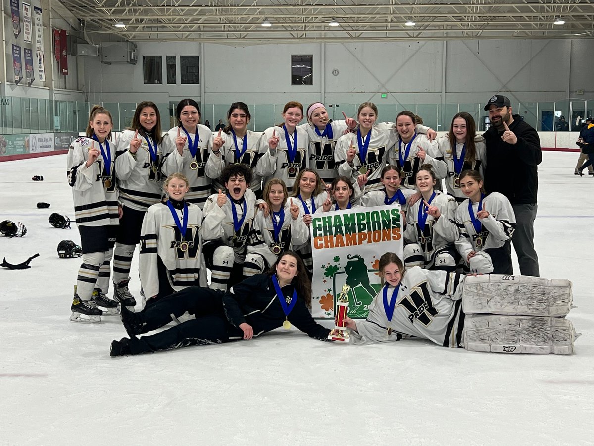 PrideHockeyDC's tweet photo. Congratulations to our U14 Minors on winning the Annual Pony Tail Tournament @GardensIceHouse today over a fantastic MYHA U14 team! #primetimegrindtime #CoachKyle https://t.co/R8YPPdK7vd