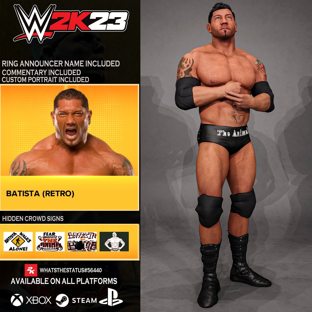 TheFigureSpot on Twitter "RT WhatsTheStatus Batista (Retro) DaveBautista Uploaded to 