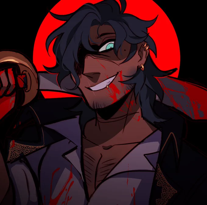 [oc] he's a lil deranged sometimes, as a treat!  