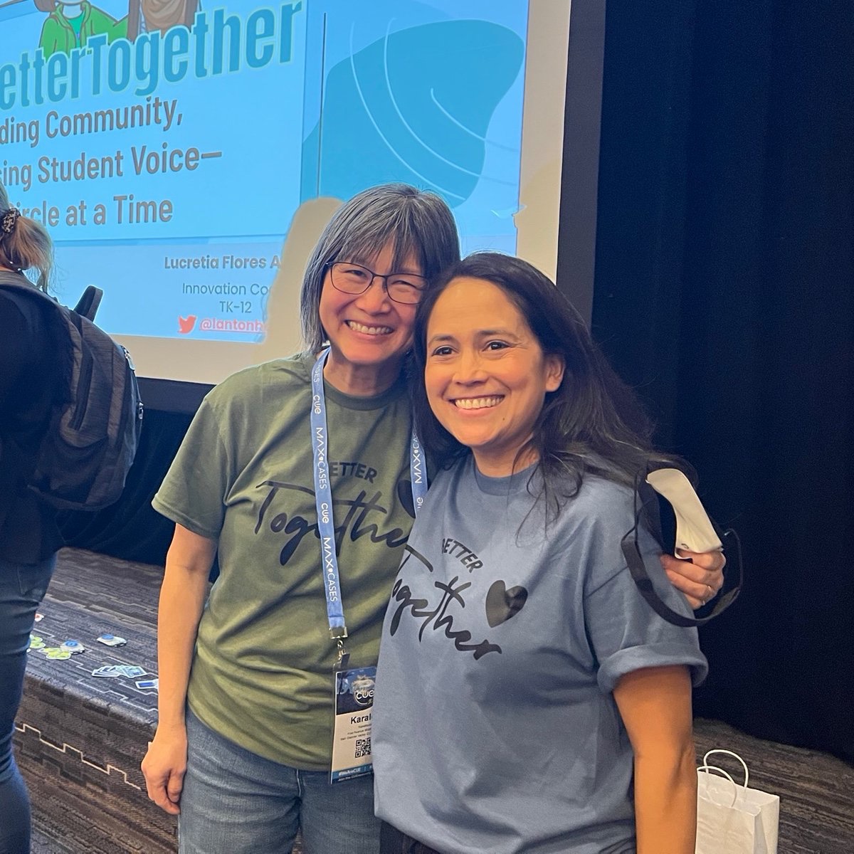 lantonha's tweet photo. ✨What a blessing to represent @ArcadiaUnified and @FirstAveMS at #SpringCUE 

💚We are so honored that we got to share our love for building community and amplifying student voices!

#bettertogethercue23 
#AUSDSpringCue https://t.co/QZcokyC47Q