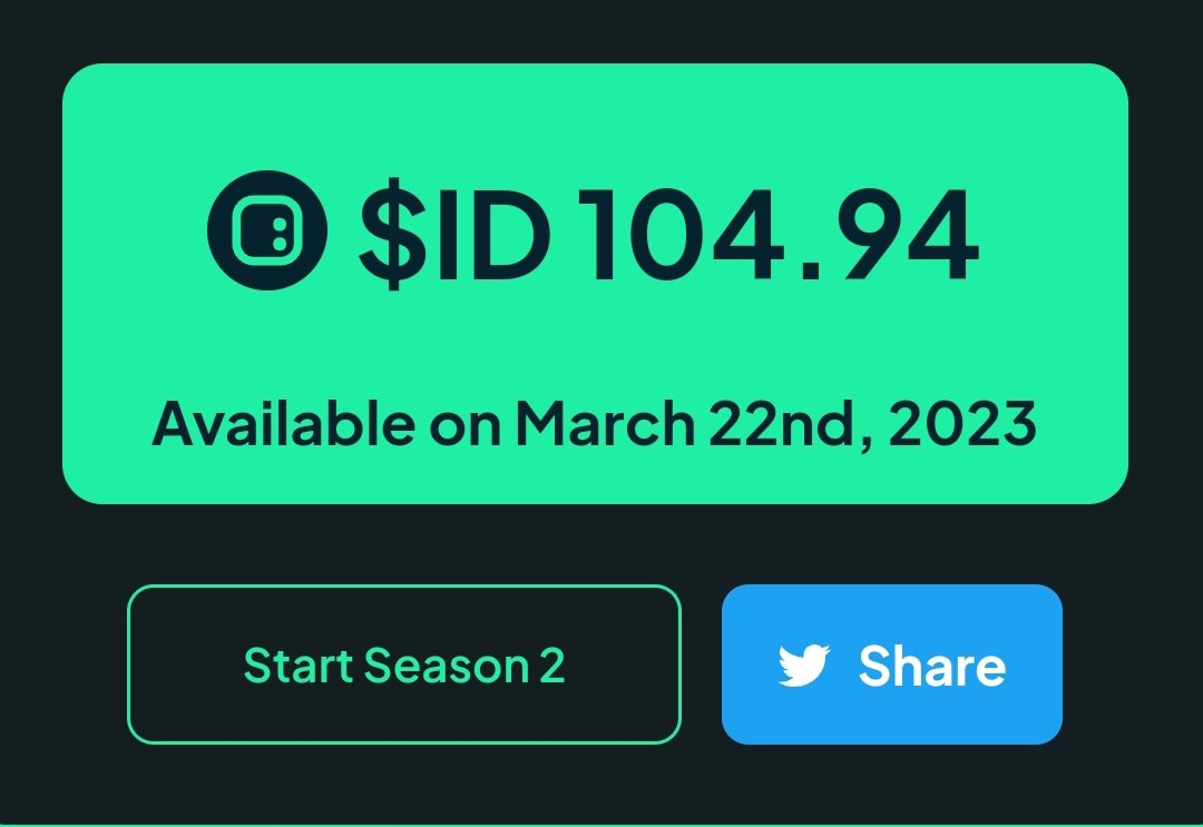 #Space ID 🎁 🪂#Airdrop Now Confirmed Congratulation #Crypto 👏👏

🔘Check Check your allocation / Balance

🥰Airdrop Link Here
space.id/voyage/season-…
🔹connect wallet, click on season1
🔹claim on march 22

😱#SpaceID Voyage Season 2⃣ Airdrop
Claim Here:
space.id/voyage/season-…