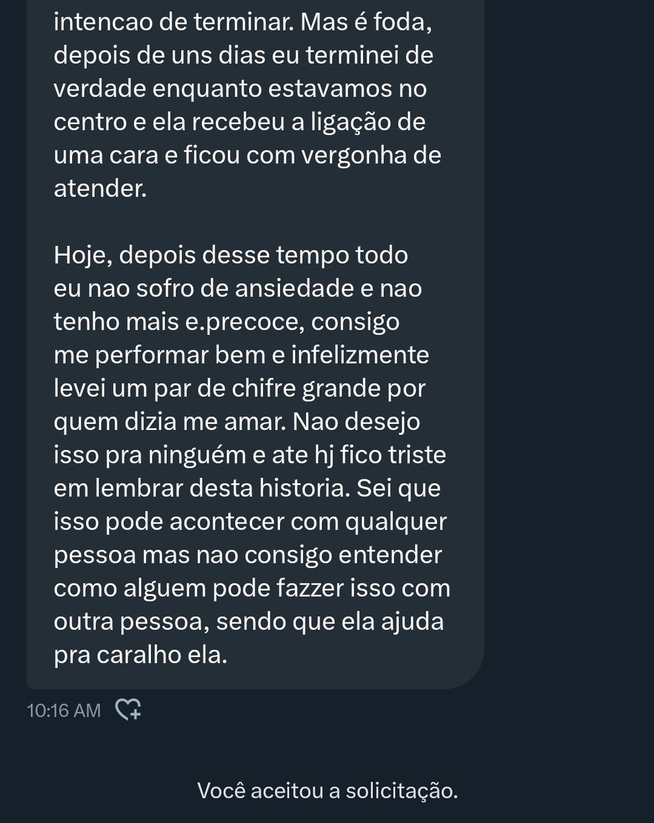 Making of da vida alheia on X: Ficante não é namorada. Então tecnicamente  vc não tinha oq terminar. É só arrumar outra ficante.   / X