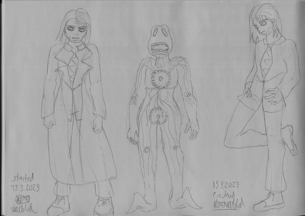EGSNaze's tweet photo. Leo Pardo, The first real original character i made, Not based on any other existing ip, Here in his human form on the left and right, And the Hideous Claustro Ego he would eventually become on the middle. #EGS #Embersghostsquad #EmberMcLain #IRIS #Dimetrix #OnyxColony https://t.co/j8VqeE7A24