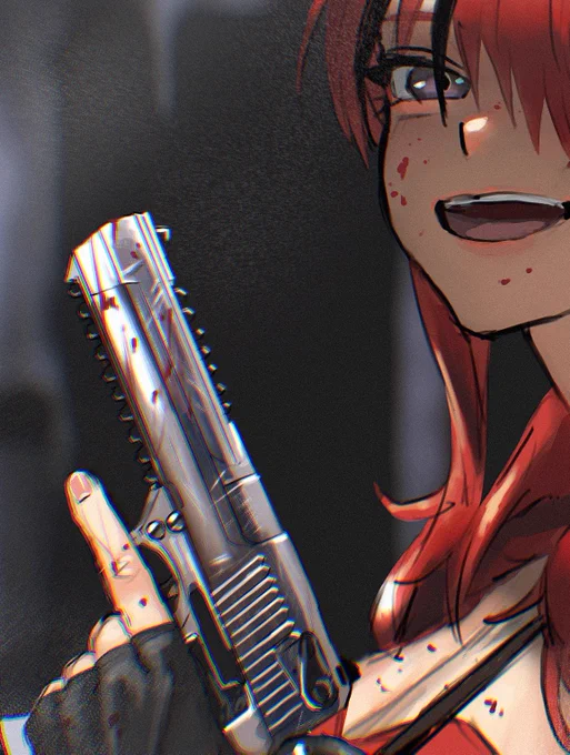 金属とかの質感描くの好き 