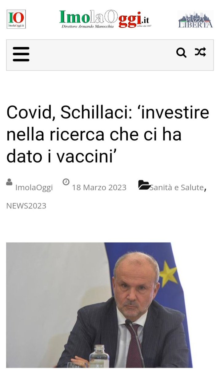 AdrianoSegatori's tweet photo. Altro fenomeno del circo politicante.
Quale ricerca ha preparato i "non vaccini"? Forse intende la sperimentazione alla quale è stato sottoposto il popolo italiano. https://t.co/zZPjBeIQn6