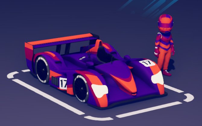 Here's my prototype just in time for today's race!