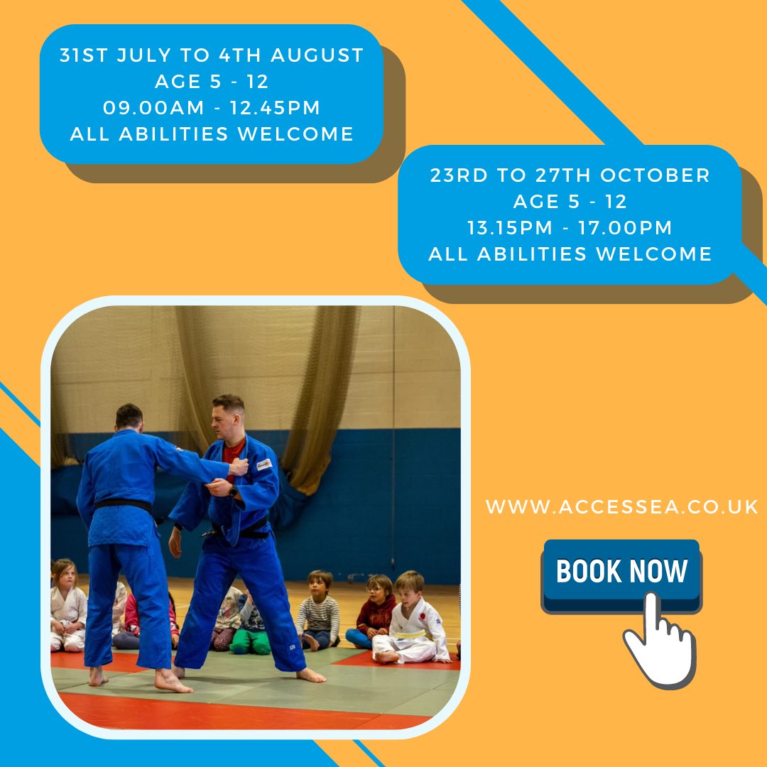 AccessEA (@accessea_) on Twitter photo 🚨 JUDO IS BACK! 🚨
We’re happy to share <a href="/edinburghjudo/">Edinburgh Judo</a> will be back this Summer and October to deliver their exciting holiday camps at AccessEA‼️🥋
Bookings now available and can be made online, follow our link in our bio 🔗 🚨 JUDO IS BACK! 🚨
We’re happy to share <a href="/edinburghjudo/">Edinburgh Judo</a> will be back this Summer and October to deliver their exciting holiday camps at AccessEA‼️🥋
Bookings now available and can be made online, follow our link in our bio 🔗