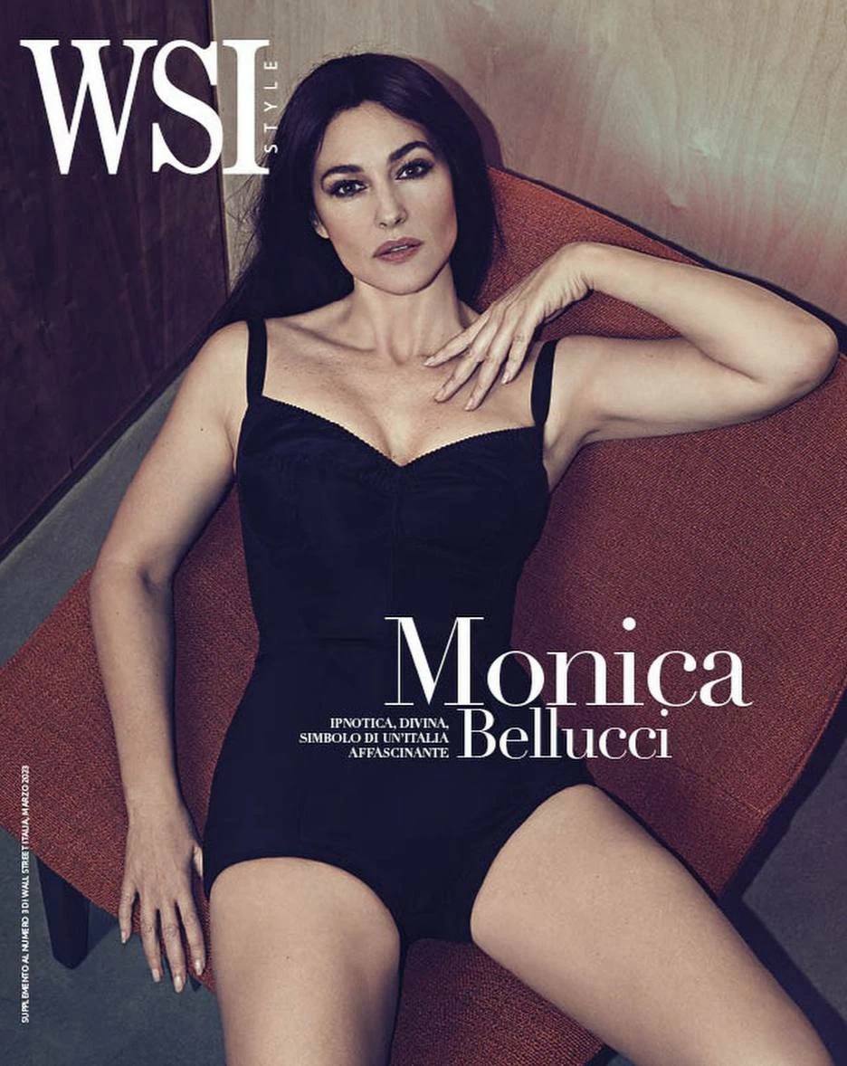 buro24_7's tweet photo. Моника Беллуччи украсила обложку номера Wall Street Italia Style. https://t.co/7quNvjiWwR
