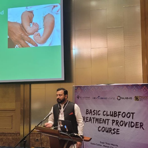 ubaidphysio's tweet photo. To treat clubfoot is my fashion. https://t.co/BkhCk0K8iZ