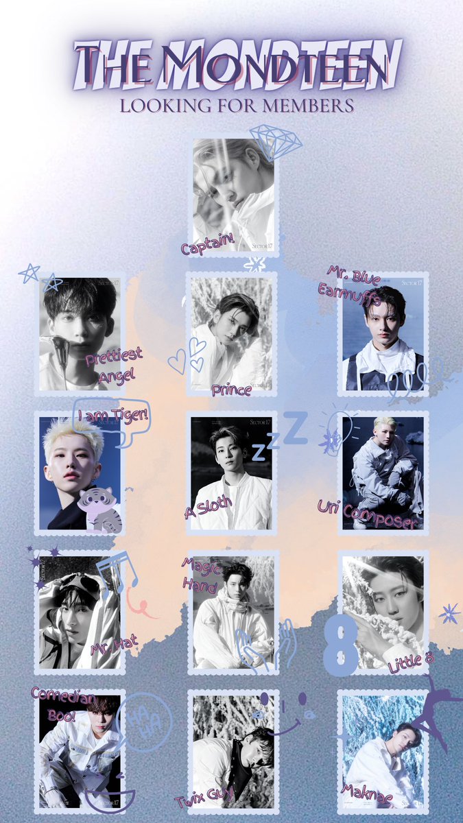 MONDTEEN’s looking for the rest of member to join this SVT Squad. The rules is easy, you’re ACTIVE and use English as your daily language. The taken list are on BNW. You can reply anything or DM to the King to get your slot. 🗣️