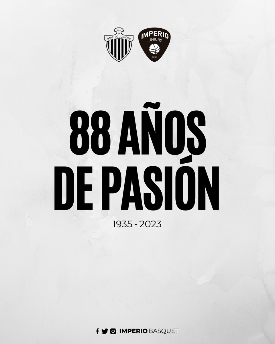 𝗘𝗹 𝗼𝗿𝗴𝘂𝗹𝗹𝗼 𝗱𝗲 𝗽𝗲𝗿𝘁𝗲𝗻𝗲𝗰𝗲𝗿 𝗮 𝘂𝗻 𝗰𝗹𝘂𝗯 𝗱𝗲 𝗯𝗮𝗿𝗿𝗶𝗼 ⚪⚫

🤝 Sigamos construyendo cada día, entre todos y todas, #UnImperioGrande 

¡Felices 88 años! 🎂