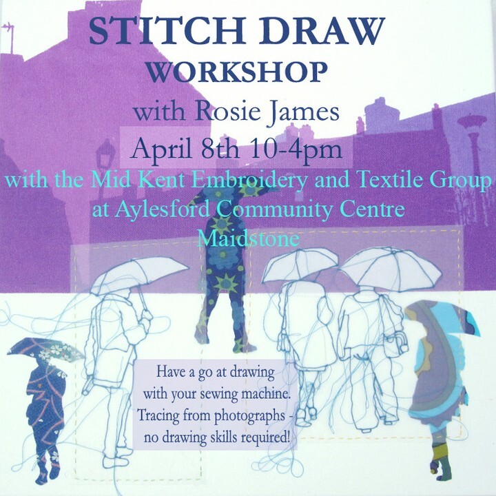 I'm doing a workshop with The Mid Kent Embroidery and Textile group, apparently there are a couple of places available to non members if you would like to join us. DM me if you fancy it. instagr.am/p/Cp-g3nUtuqp/