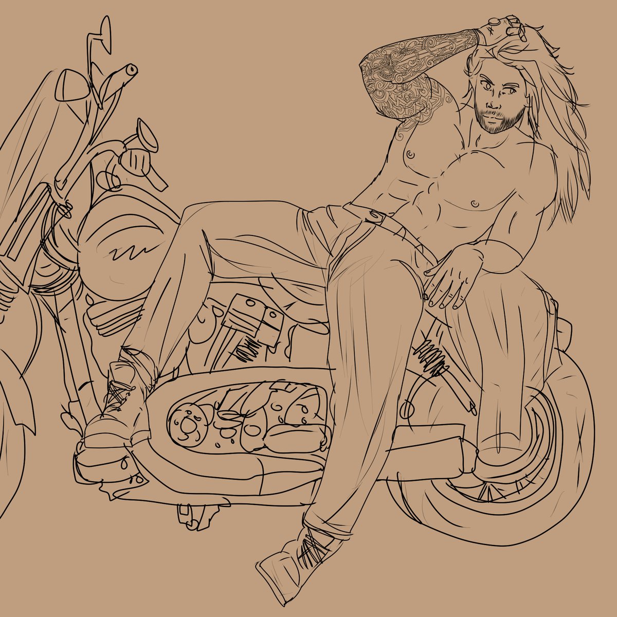 anime_hero_jm's tweet photo. WIP drop! #WIP #artmoots #originalcharacters first one is Addam from #TarotSequence #thetarotsequence still got a long way to go on motorcycles but hey it was fun. Other 3, Kodiak, Kyo (who is Merlin), and master De Luca Tony https://t.co/Kg0gR9x1sB