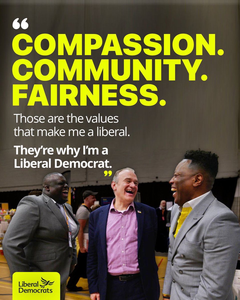 That’s why I’m  @LibDems  Compassion Community Fairness. With  @ldcre1 @MichaelBukola and @LibDems Party Leader @EdwardJDavey #ForAFairDeal
