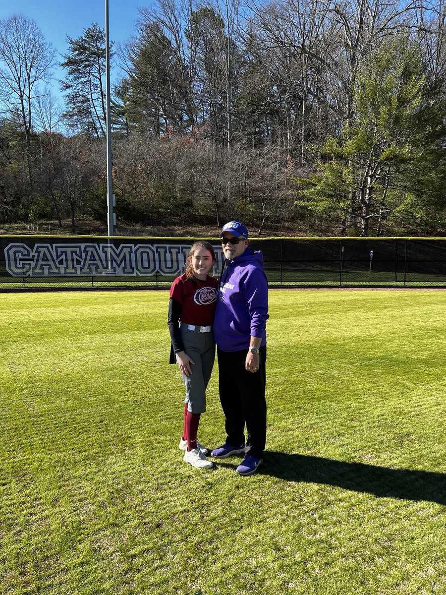 kyleigh_comer24's tweet photo. I was blessed with the opportunity to participate in a @CatamountSB camp! I had a great  time interacting with @Clift_coach and Coach Armstrong! Truly a great experience! #catamounts #classof2024 @NCEliteTriangle https://t.co/oRww4ZqXLf
