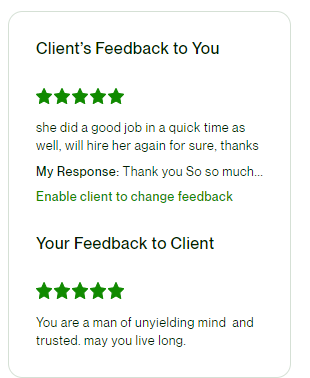 Client Feedback from @upwork  
#upwork #upworkfreelancer #UpworkCom #upworking #instagram #instagramers #instagramhub #instagrammers #instagramer #instagramanet #instagramdogs #instagrammer #instagramjapan #instagramcats #instagramfitness #socialmedia #socialmediamarketing