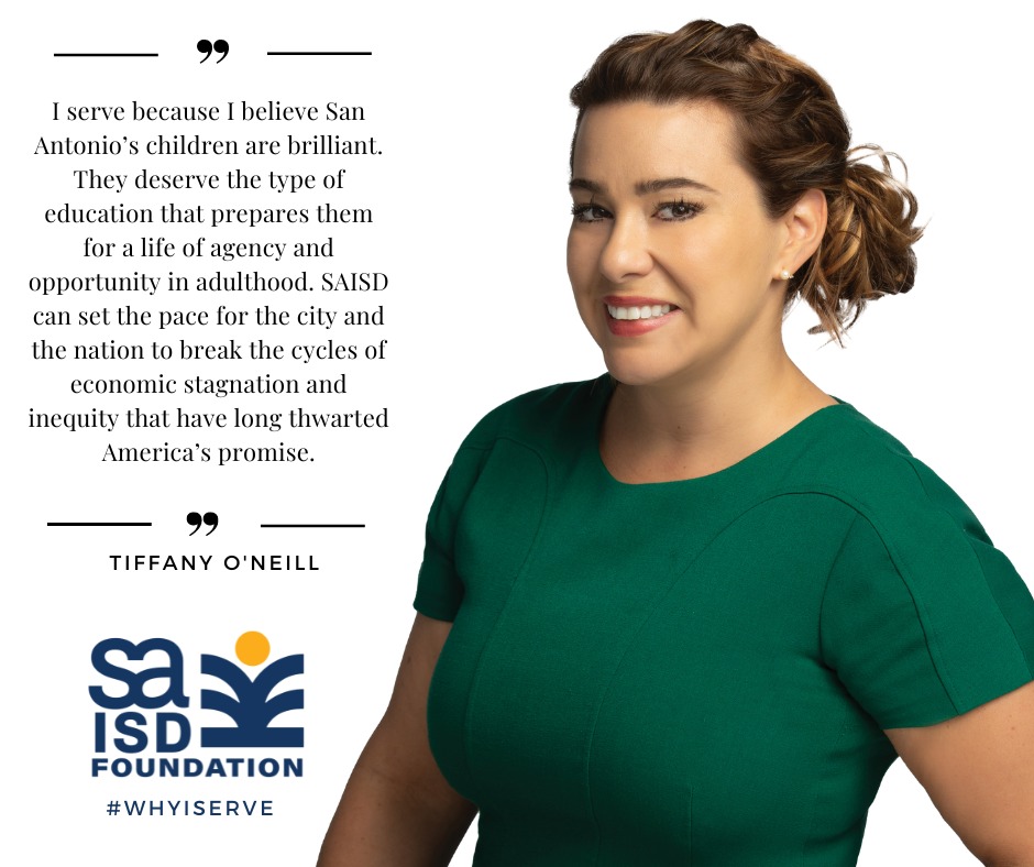 We are thrilled that Tiffany O’Neill of the Holdsworth Center has joined our leadership. She works directly with superintendents & their leadership teams to develop robust internal leadership pipelines. Tiffany is the proud mother of an SAISD student.
 #SAISDFamilia #WhyIServe