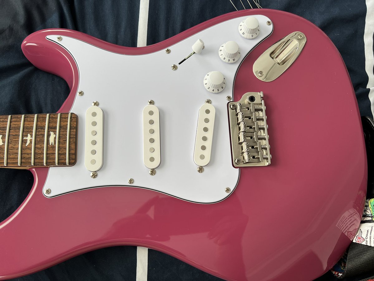 ChasingSound's tweet image. New string day for the @prsguitars Silver Sky SE. @DaddarioandCo #restring