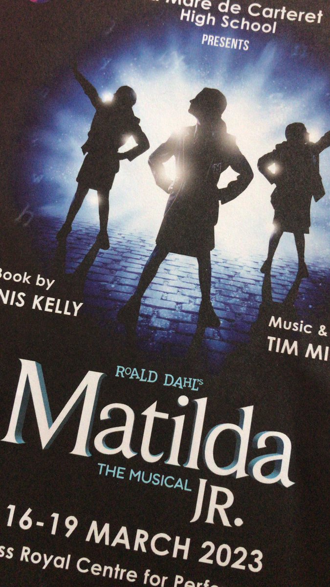 Wow! <a href="/LamareHighSchoo/">La Mare De Carteret High School</a> - fantastic production of Matilda! Lots of fun!
