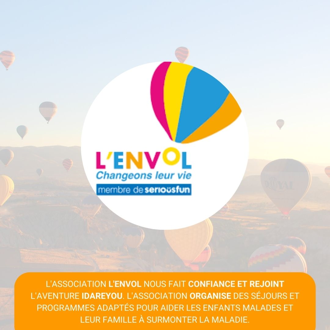 iDareYou_app's tweet photo. 📝@LENVOLAsso nous fait confiance 📝

Leur mission : favoriser le développement psychosocial des enfants malades et de leur famille par la conception et l’organisation de programmes adaptés et sécurisés basés sur la thérapie récréative.

#envol#association#dons #défis#partenariat https://t.co/62jav8Aghq