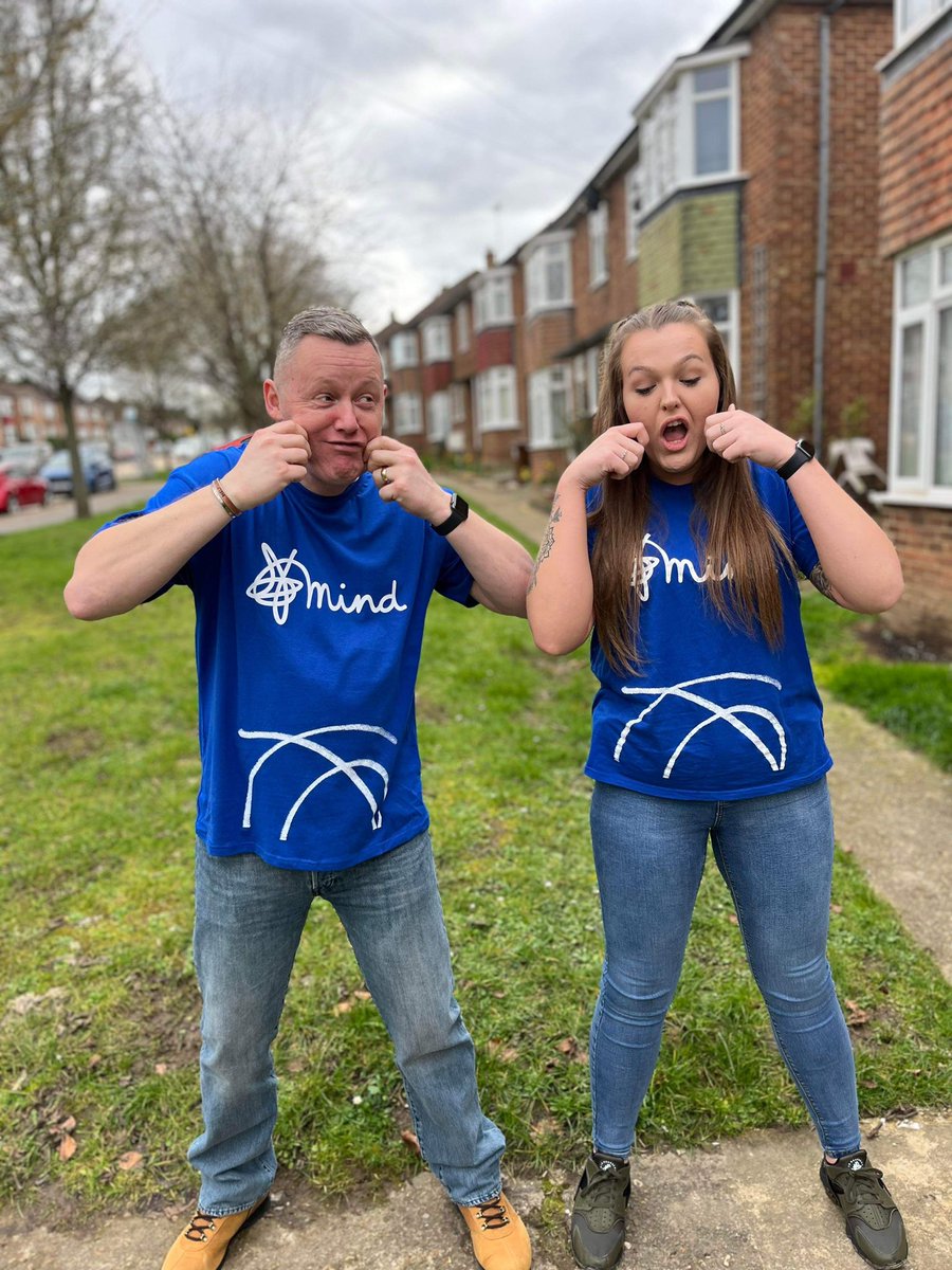 dennis5926's tweet photo. Our charity t-shirts arrived and Chantel wanted a photo to see what we might look like on the day 😂🪂😂🪂
#Mind @MindCharity 

We are taking part in a skydive and raising much needed funds for Mind, because No one should have to fight Mental Health alone 
https://t.co/SwpBwmmSjd https://t.co/sSUB4OfQwK