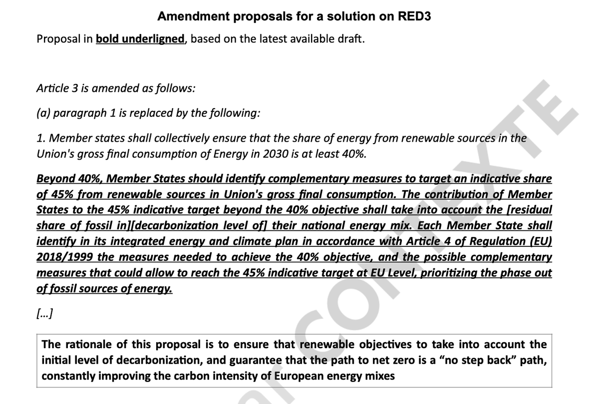 AnnaHbrt's tweet photo. In @ContexteEnergie today, the proposal made by 🇫🇷to 🇩🇪 and friends, regarding the way "low carbon-aka nuclear" energy can be taken into account in the directive on renewable energy (RED).
More details here ⤵️ 
https://t.co/xtV7WfC8x8 https://t.co/LUZh5PcIjF