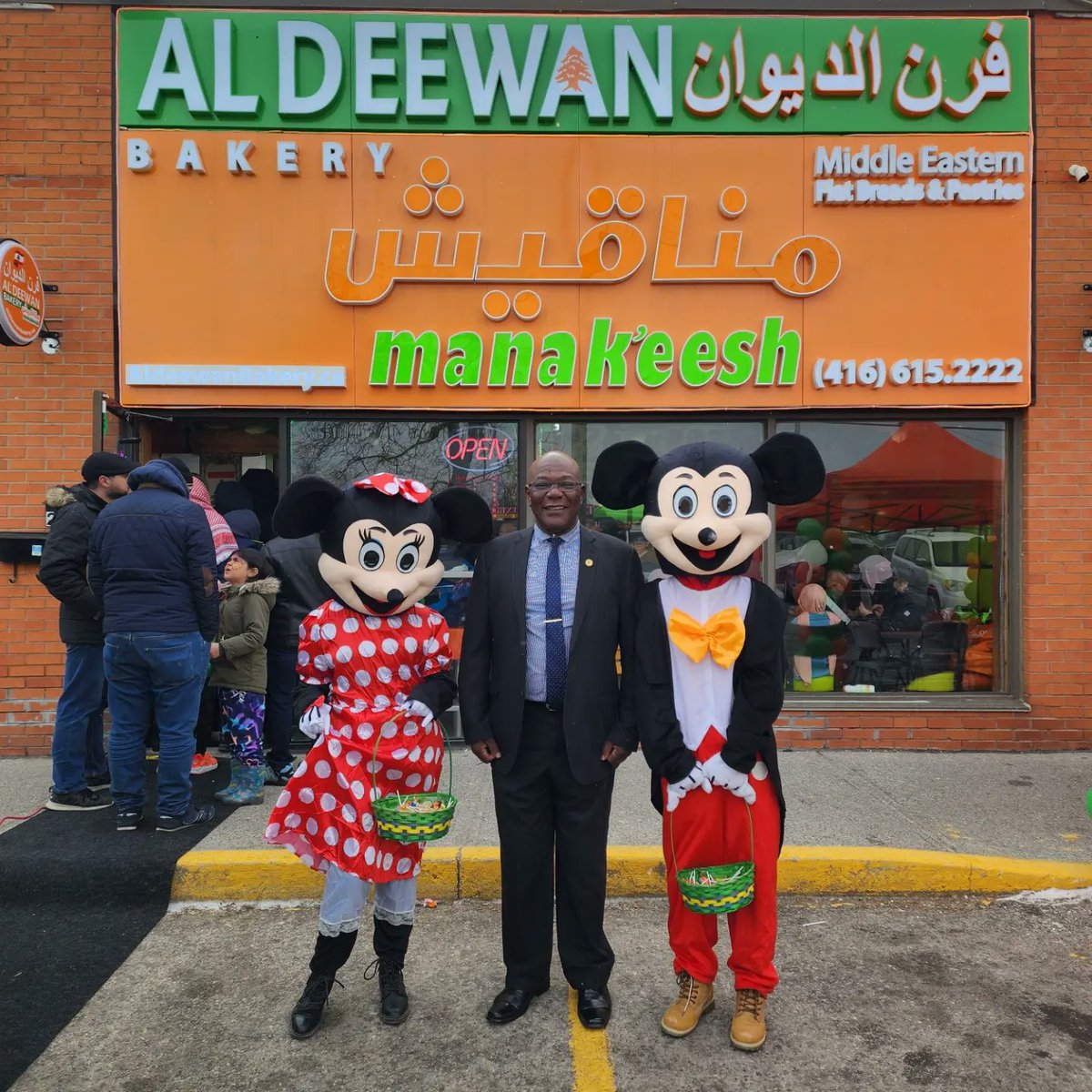 David Smith (@davidsmithpc) on Twitter photo This morning, I had the great pleasure of attending the Grand Opening of <a href="/AldeewanB/">Aldeewan Bakery</a> 's second location in Scarborough Centre!
Thank you for expanding and sharing the Middle Eastern cuisine within our community.
Congratulations and best wishes! This morning, I had the great pleasure of attending the Grand Opening of <a href="/AldeewanB/">Aldeewan Bakery</a> 's second location in Scarborough Centre!
Thank you for expanding and sharing the Middle Eastern cuisine within our community.
Congratulations and best wishes!