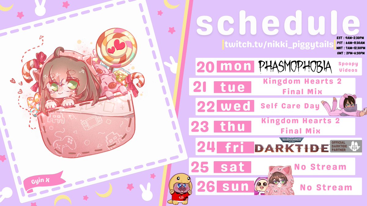 nikkipiggytails's tweet photo. π’Stream Schedule
πMarch 20th - 24th
π¨Gyin x - https://t.co/TFo7iEQ3pg
#Vtuber #ENVtuber #VtuberUprising #streamschedule #streamerparent https://t.co/kXQRf6MemF