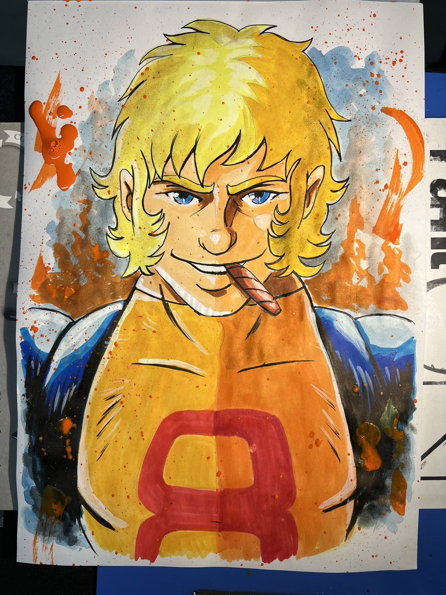 Un petit fanart hommage au plus célèbre des pirates #COBRA #fanart #asrothdrawing