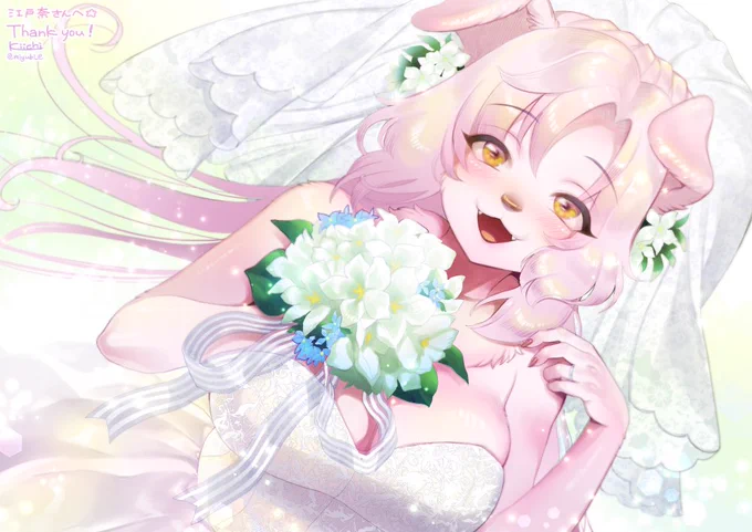 再掲!同人作品キャラの藍蘭ちゃんです(色設定よく変わります) 