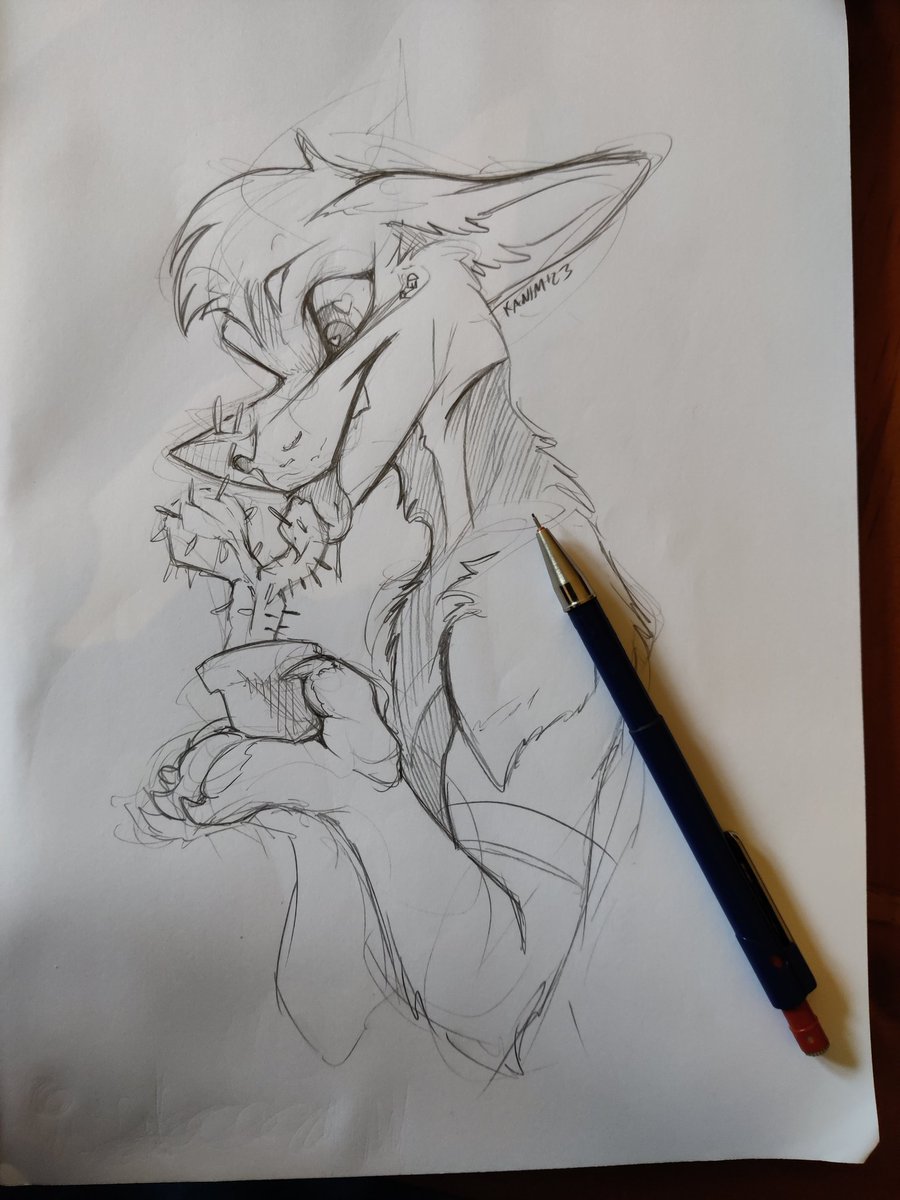 Coyote_Kanim's tweet photo. I drew a yop!
#yipyapyop https://t.co/QJXhHmbhgr