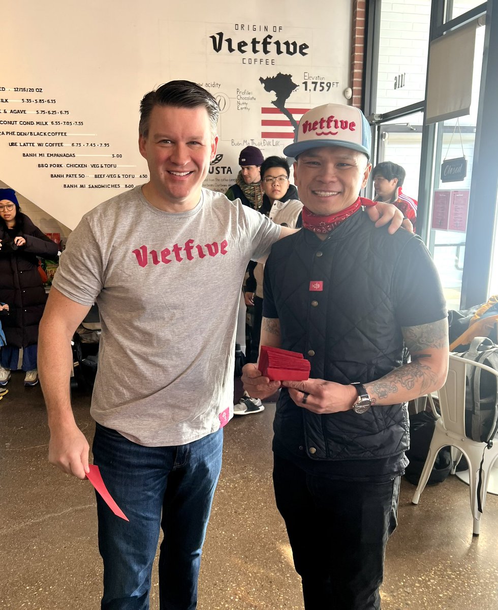NewDayConway's tweet photo. Congratulations to my friend and visionary entrepreneur Tuan and #TheNew34’s very own @VietFive on their one year anniversary! Make sure to stop by as they have celebratory events throughout the day! https://t.co/WXfwCYWPNv