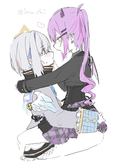 二次創作できてなさすぎるから個人的に好きな過去推しカプ絵で誤魔化すね……… 