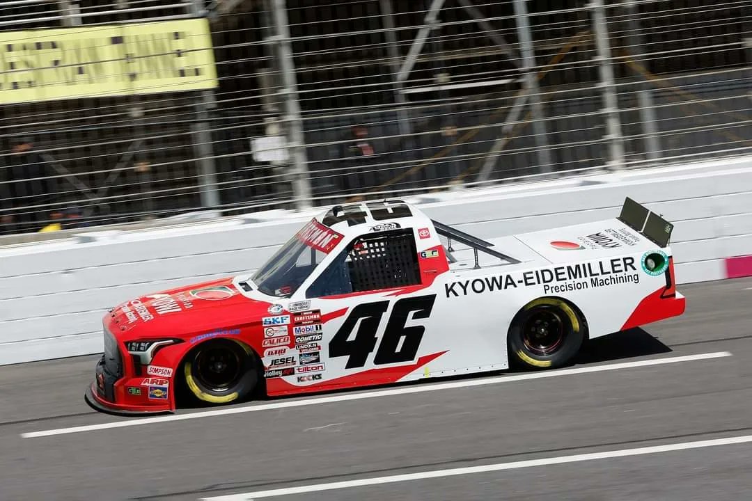 I had great experience in the <a href="/NASCAR_Trucks/">NASCAR CRAFTSMAN Trucks</a> at <a href="/ATLMotorSpdwy/">EchoParkSpeedway</a> for my first race for this type of superspeedway. Pack racing and drafting that l learned a lot. I am grateful that KYOWA-EIDEMILLER gave me a great opportunity.  I will be working to get back to more <a href="/NASCAR/">NASCAR</a> races