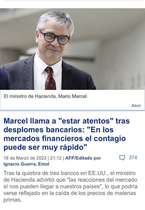 Lo está diciendo <a href="/mariomarcelc/">Mario Marcel Cullell</a>. 
Cuidado con tu platita, puede desaparecer. 
Ya estás advertid@: “tu platita ya no será tuya”. 
Exige urgente tu #SextoRetiro y etiqueta a tus parlamentarios. 
No des tu voto a quién vota contra el retiro.